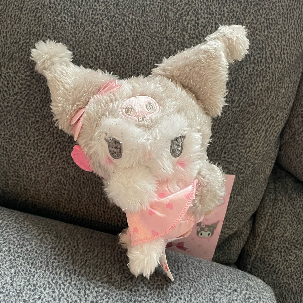 Kuromi x Angel Plush Keychain